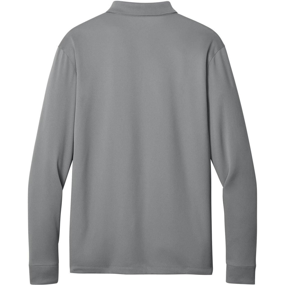 no-logo Port Authority Wearever Performance Pique Long Sleeve Polo