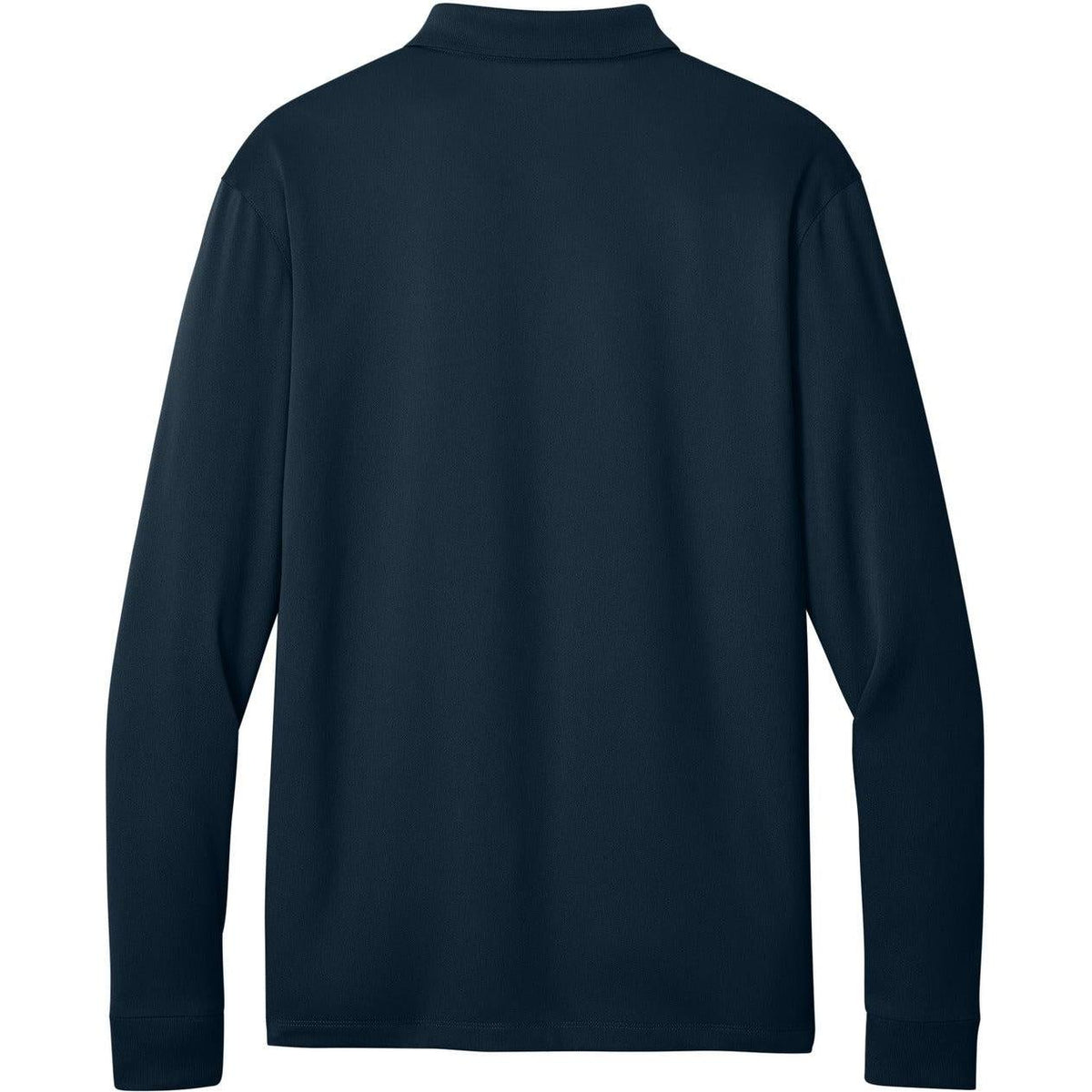 no-logo Port Authority Wearever Performance Pique Long Sleeve Polo
