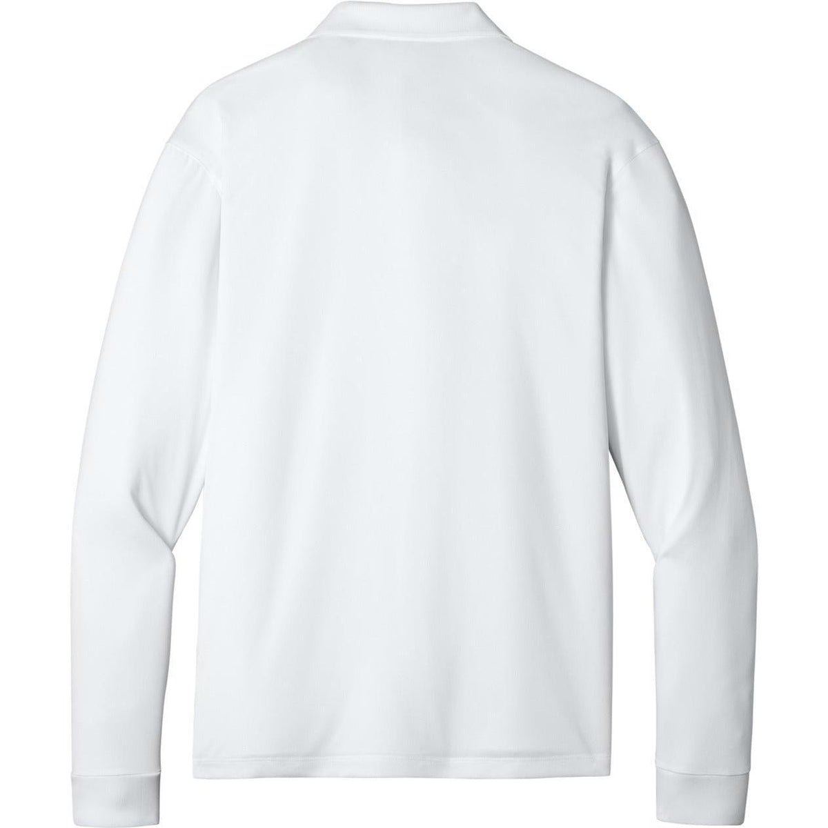 no-logo Port Authority Wearever Performance Pique Long Sleeve Polo