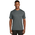 no-logo CLOSEOUT - Sport-Tek Dri-Mesh Short Sleeve T-Shirt-Sport-Tek-Steel-XS-Thread Logic