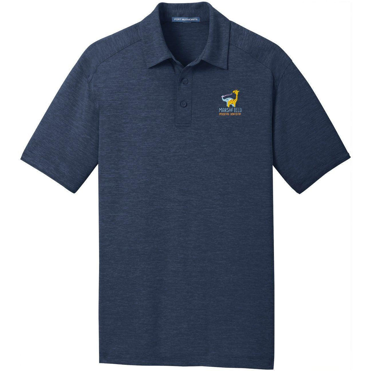no-logo Port Authority Digi Heather Performance Polo-Regular-Port Authority-Thread Logic