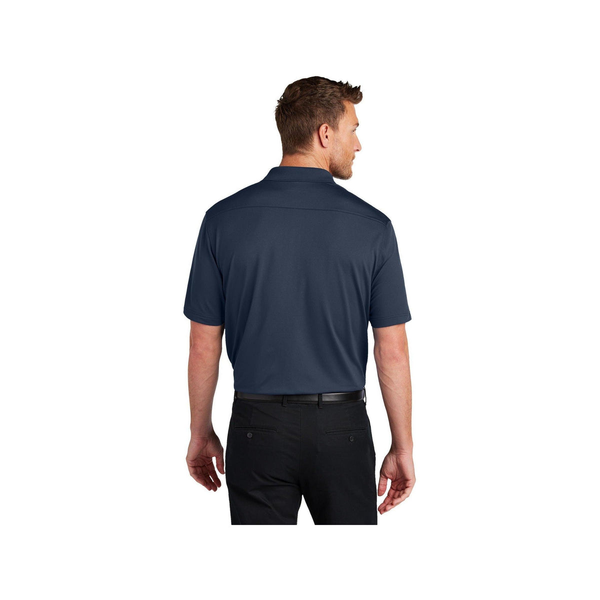 no-logo Port Authority City Stretch Flat Knit Polo-Port Authority-Thread Logic