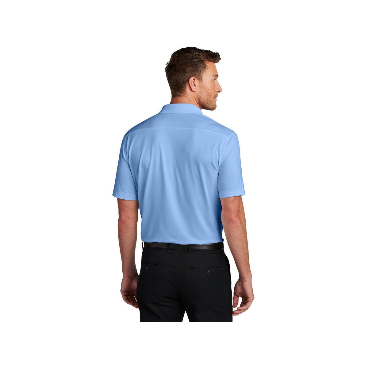 no-logo Port Authority City Stretch Flat Knit Polo-Port Authority-Thread Logic