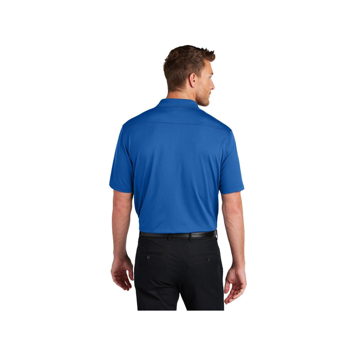 no-logo Port Authority City Stretch Flat Knit Polo-Port Authority-Thread Logic