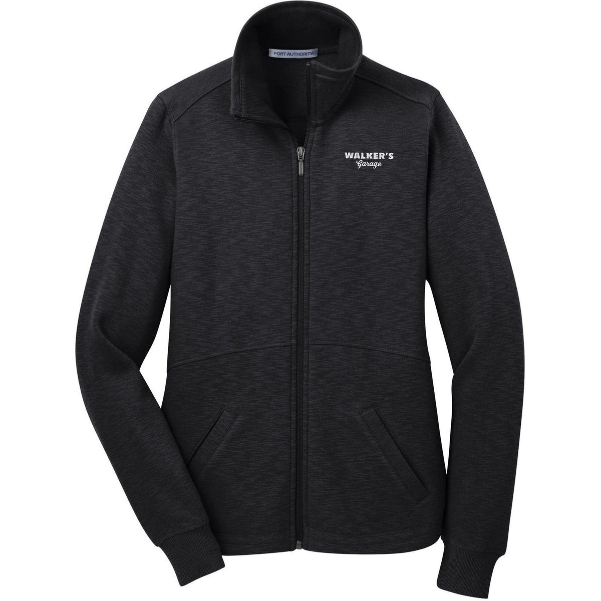 no-logo Port Authority Women's Slub Fleece Full-Zip-Regular-Port Authority-Thread Logic