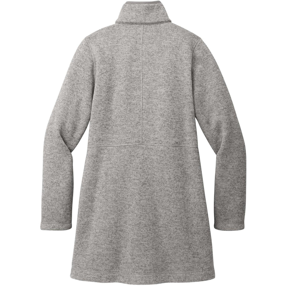 no-logo Port Authority Ladies Arc Sweater Fleece Long Jacket-Port Authority-Thread Logic