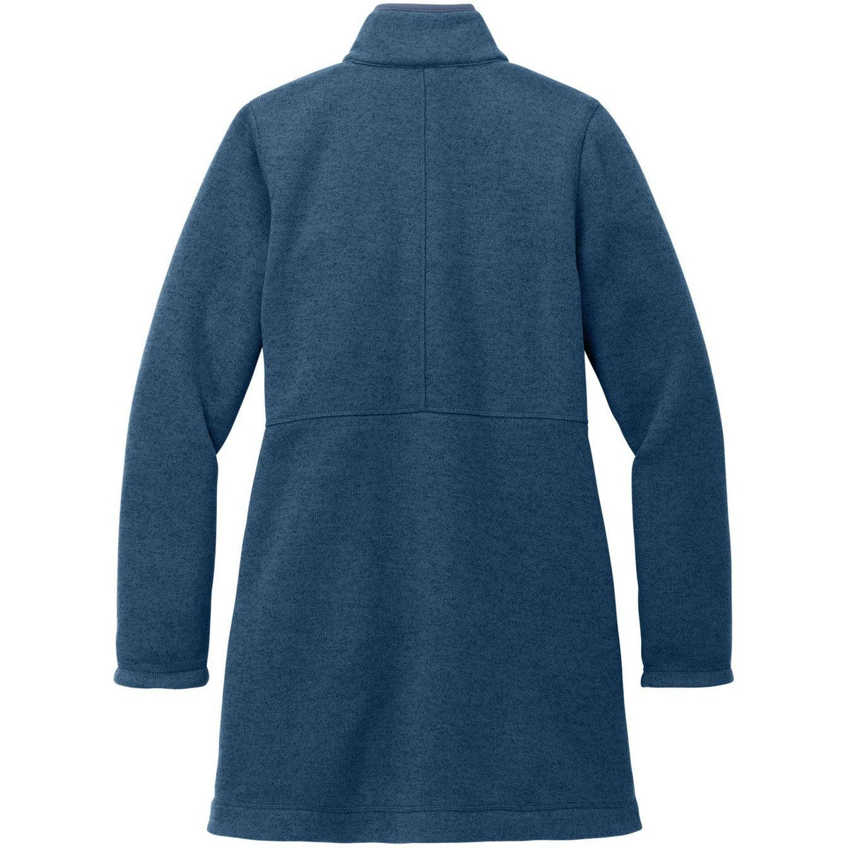 no-logo Port Authority Ladies Arc Sweater Fleece Long Jacket-Port Authority-Thread Logic