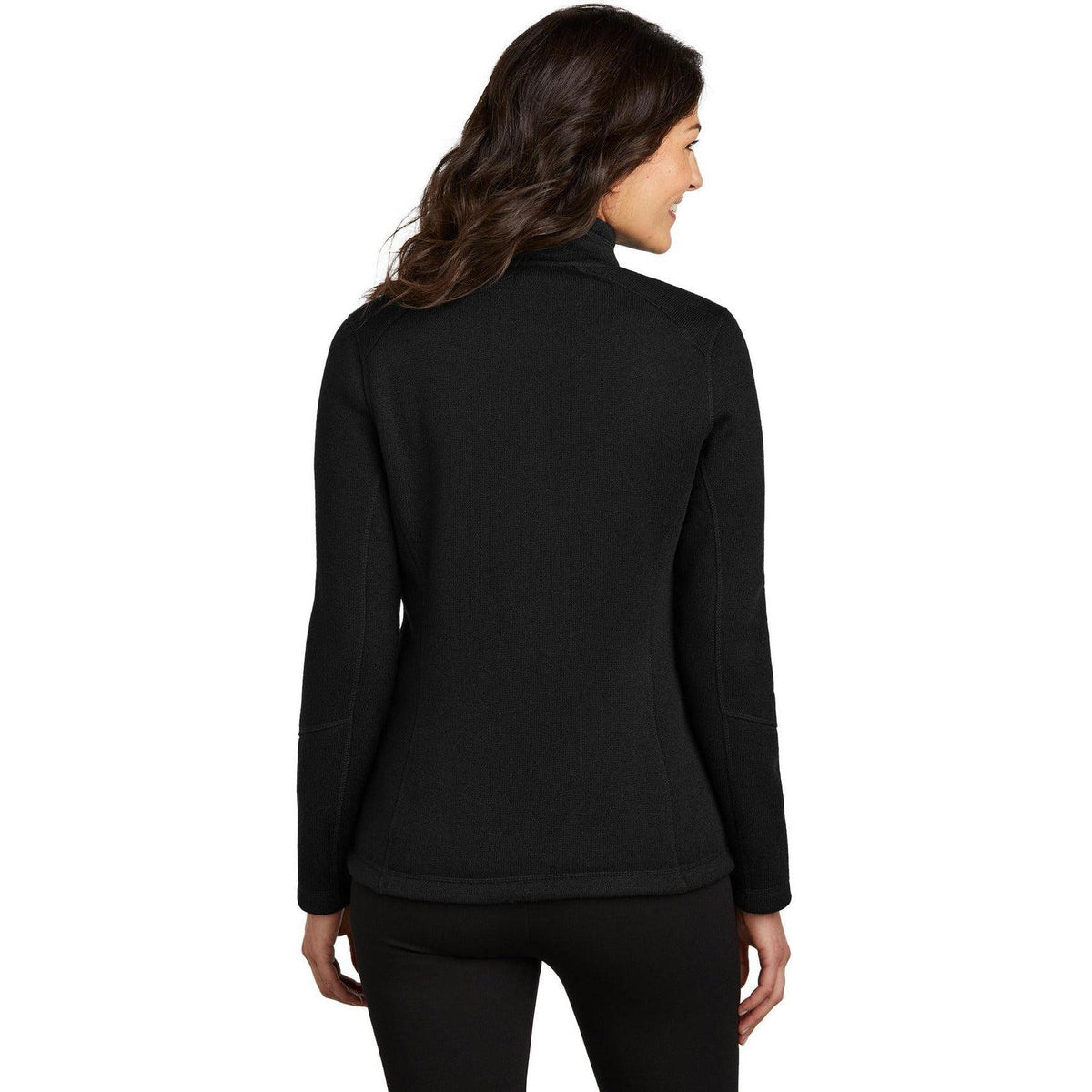 no-logo Port Authority Ladies Arc Sweater Fleece Jacket-Port Authority-Thread Logic