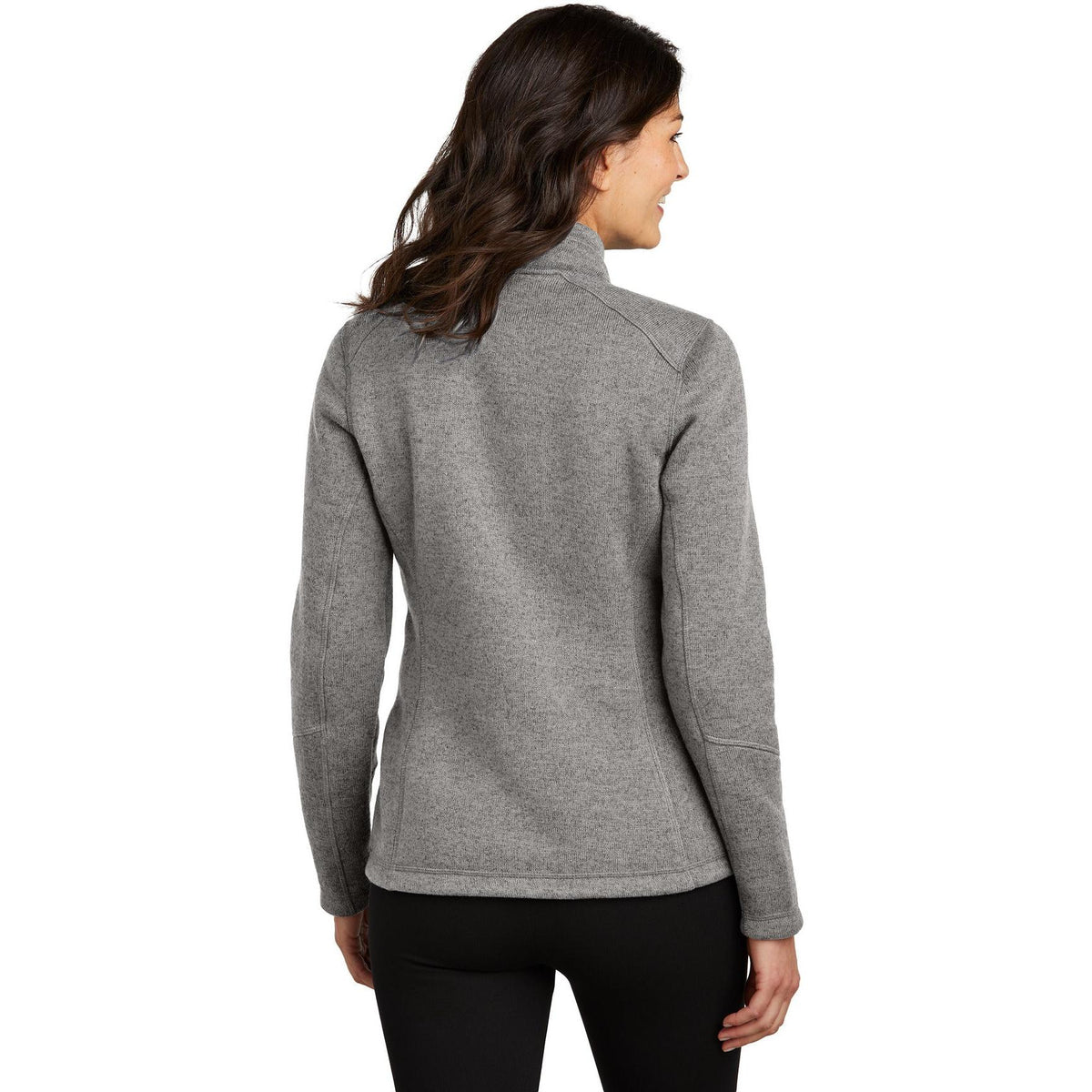 no-logo Port Authority Ladies Arc Sweater Fleece Jacket-Port Authority-Thread Logic