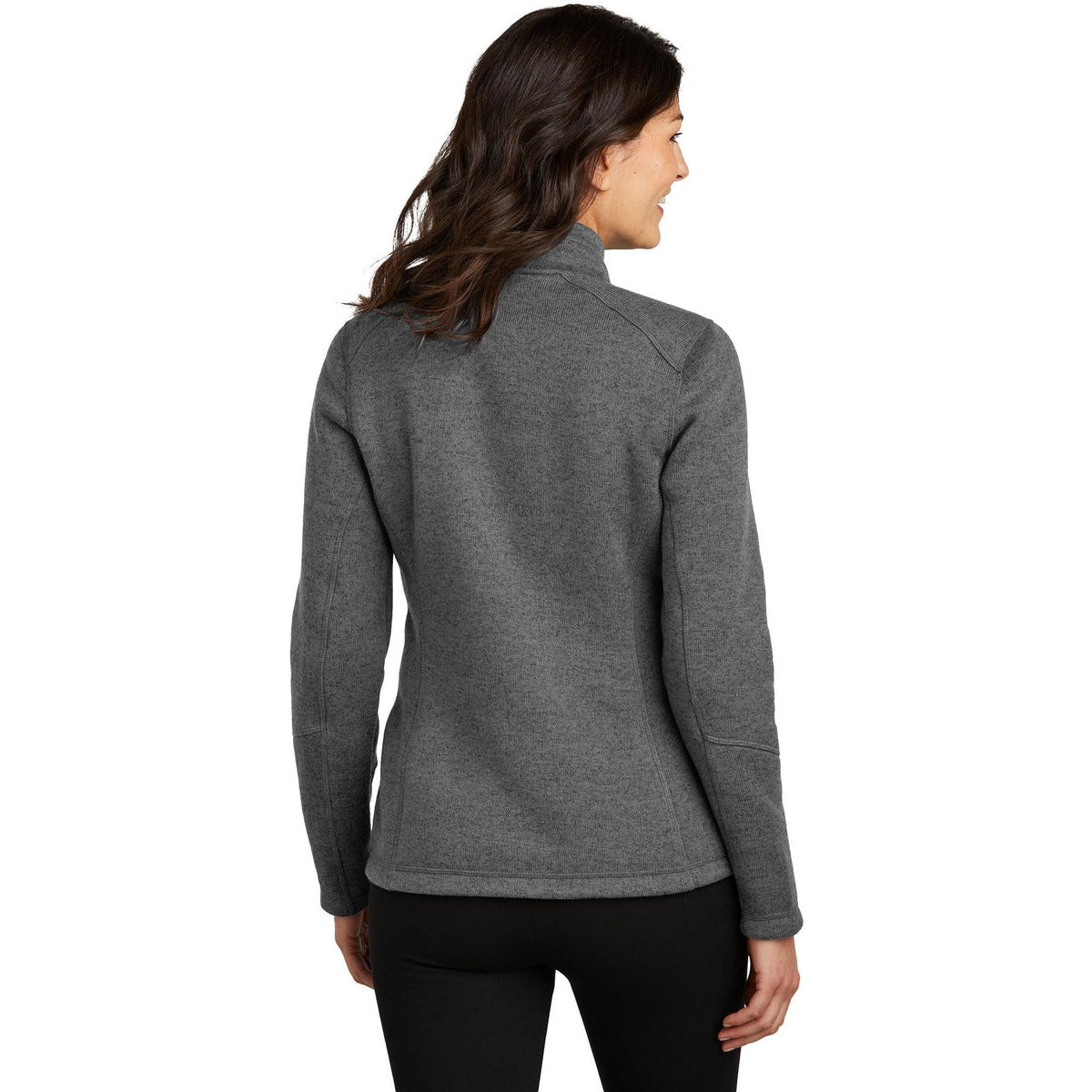 no-logo Port Authority Ladies Arc Sweater Fleece Jacket-Port Authority-Thread Logic