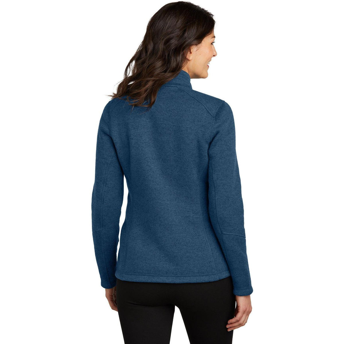 no-logo Port Authority Ladies Arc Sweater Fleece Jacket-Port Authority-Thread Logic