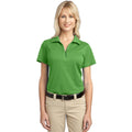 no-logo CLOSEOUT - Port Authority Ladies Tech Pique Polo-Port Authority-Cactus Green-XS-Thread Logic