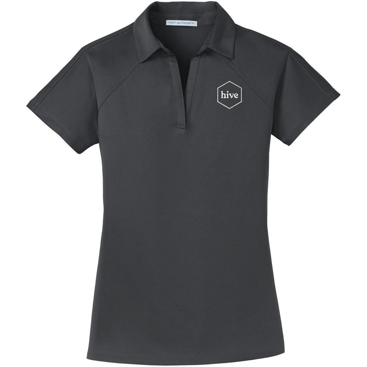 no-logo Port Authority Women's Crossover Raglan Polo-Regular-Port Authority-Thread Logic