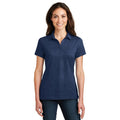 no-logo CLOSEOUT - Port Authority Ladies Meridian Cotton Blend Polo-Port Authority-Estate Blue-XS-Thread Logic