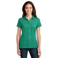 no-logo CLOSEOUT - Port Authority Ladies Meridian Cotton Blend Polo-Port Authority-Verdant Green-XS-Thread Logic