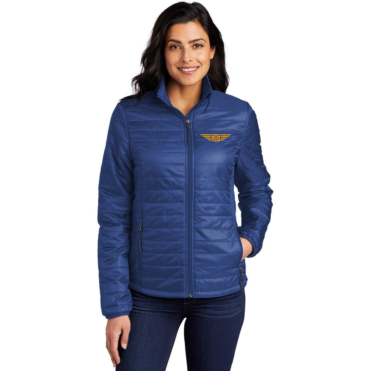 no-logo Port Authority Women's Packable Puffy Jacket-Regular-Port Authority-Thread Logic