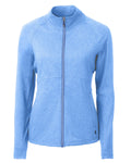 Cutter & Buck Adapt Eco Knit Heather Recycled Ladies Full Zip