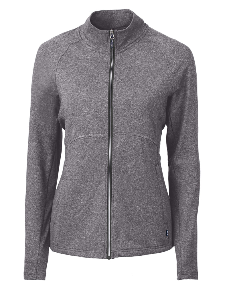 Cutter & Buck Adapt Eco Knit Heather Recycled Ladies Full Zip