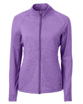 Cutter & Buck Adapt Eco Knit Heather Recycled Ladies Full Zip