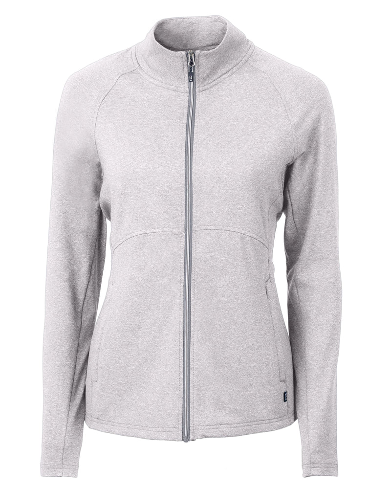 Cutter & Buck Adapt Eco Knit Heather Recycled Ladies Full Zip