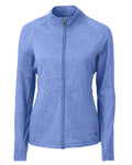 Cutter & Buck Adapt Eco Knit Heather Recycled Ladies Full Zip