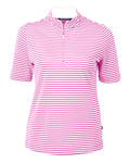 Cutter & Buck Virtue Eco Pique Stripe Recycled Ladies Top