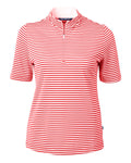 Cutter & Buck Virtue Eco Pique Stripe Recycled Ladies Top