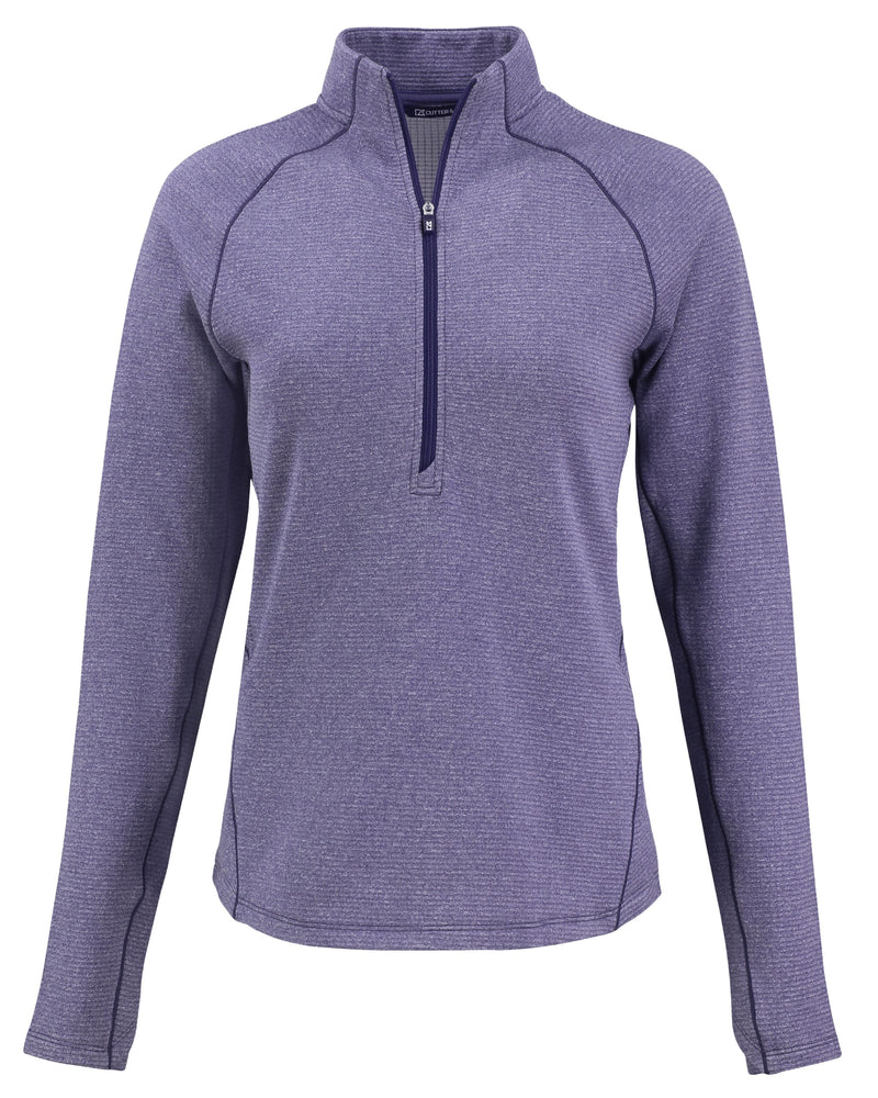 Cutter & Buck Peshastin Eco Fleece Recycled Ladies Half Zip Pullover