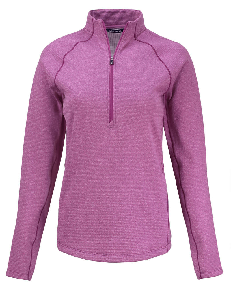 Cutter & Buck Peshastin Eco Fleece Recycled Ladies Half Zip Pullover