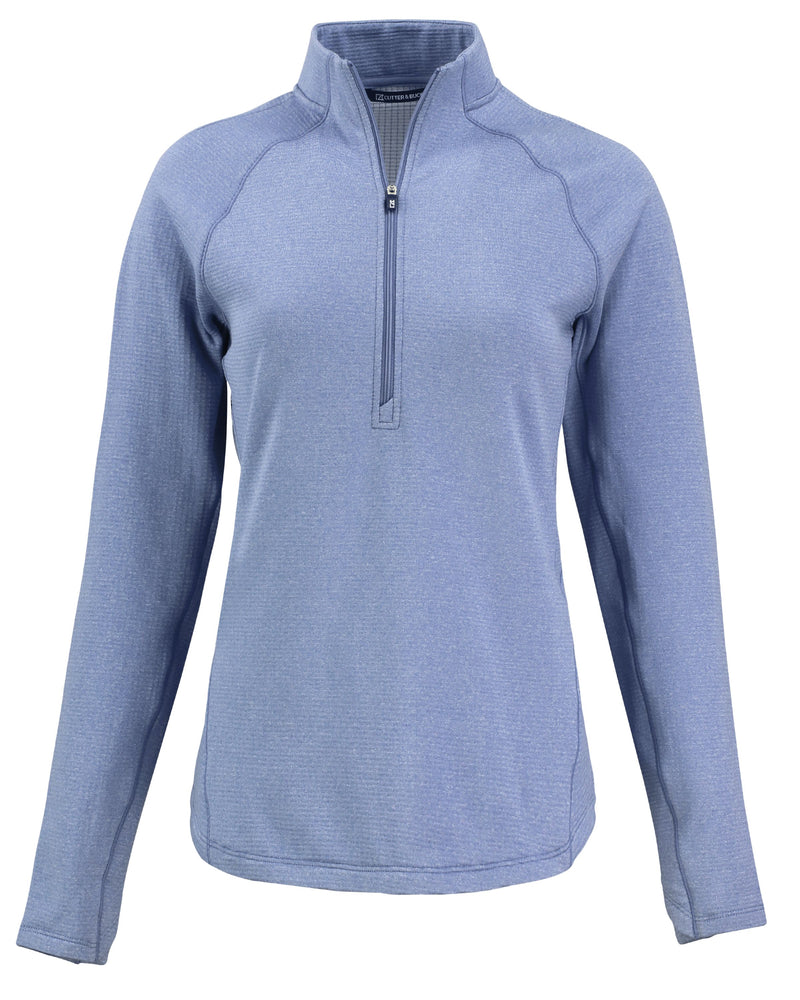 Cutter & Buck Peshastin Eco Fleece Recycled Ladies Half Zip Pullover