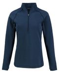 Cutter & Buck Peshastin Eco Fleece Recycled Ladies Half Zip Pullover