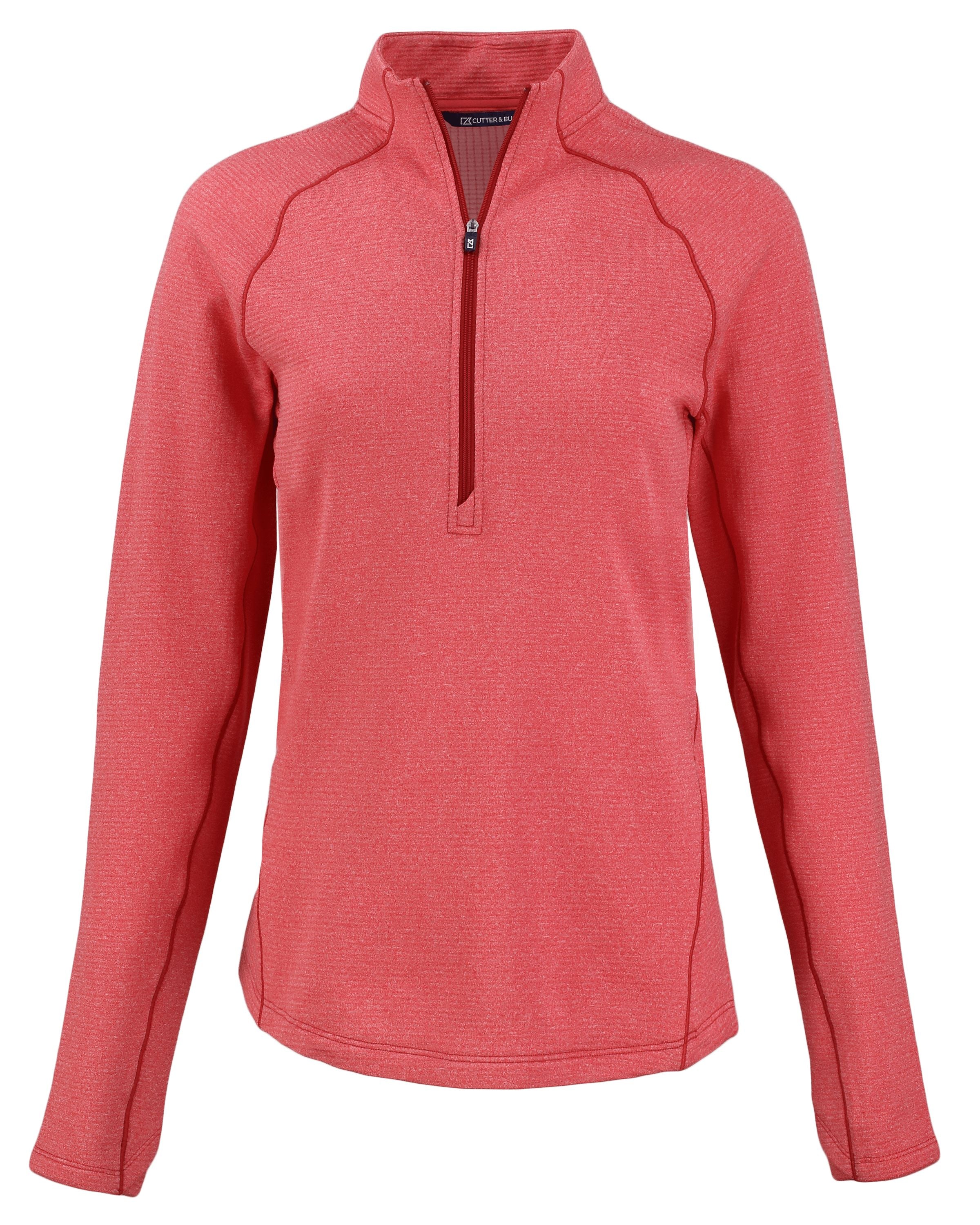 Cutter & Buck Peshastin Eco Fleece Recycled Ladies Half Zip Pullover