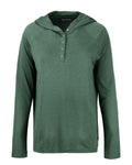 Cutter & Buck Coastline Epic Comfort Eco Recycled Ladies Hooded Shirt