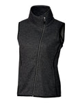 Cutter & Buck Mainsail Sweater-Knit Ladies Full Zip Vest