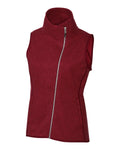 Cutter & Buck Mainsail Sweater-Knit Ladies Full Zip Vest