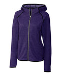 Cutter & Buck Mainsail Sweater-Knit Hoodie Ladies Full Zip Jacket