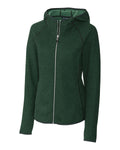 Cutter & Buck Mainsail Sweater-Knit Hoodie Ladies Full Zip Jacket