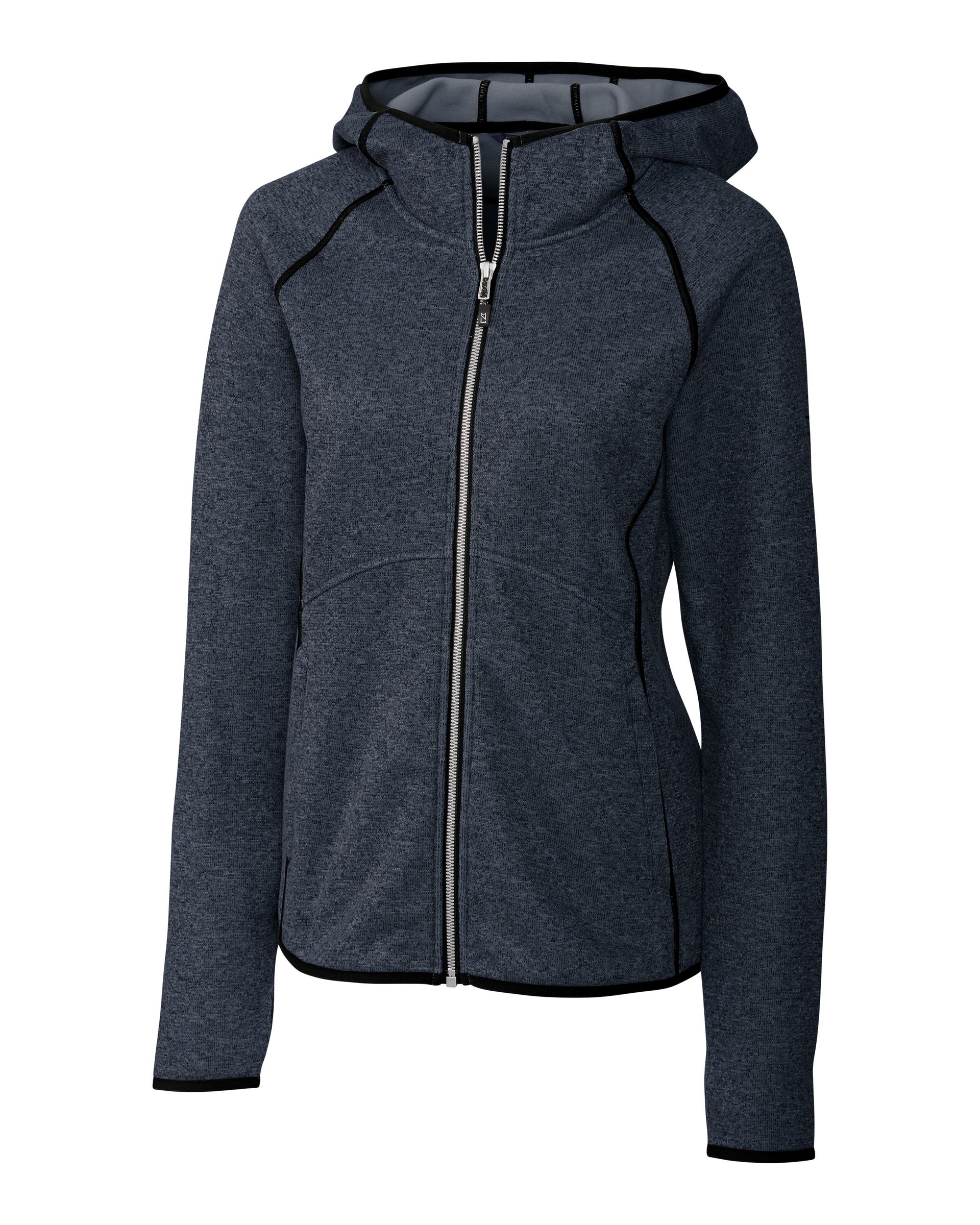 Women's Cutter & Buck Mainsail Sweater-Knit Full Zip Jacket