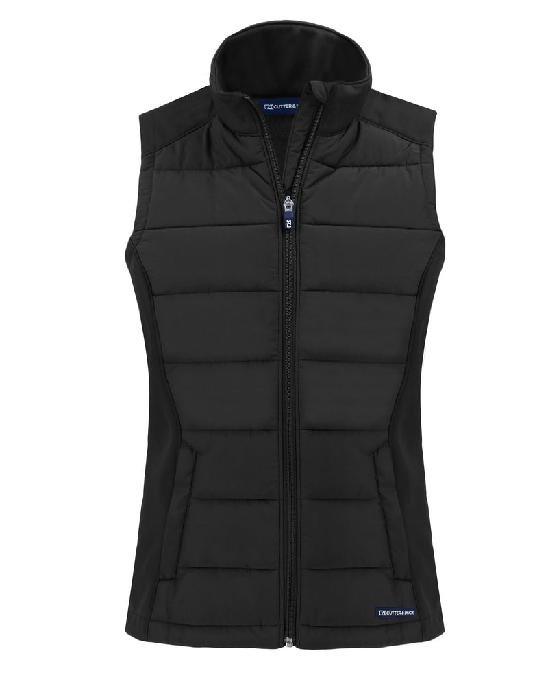 Cutter & Buck Evoke Hybrid Eco Softshell Recycled Ladies Full Zip Vest