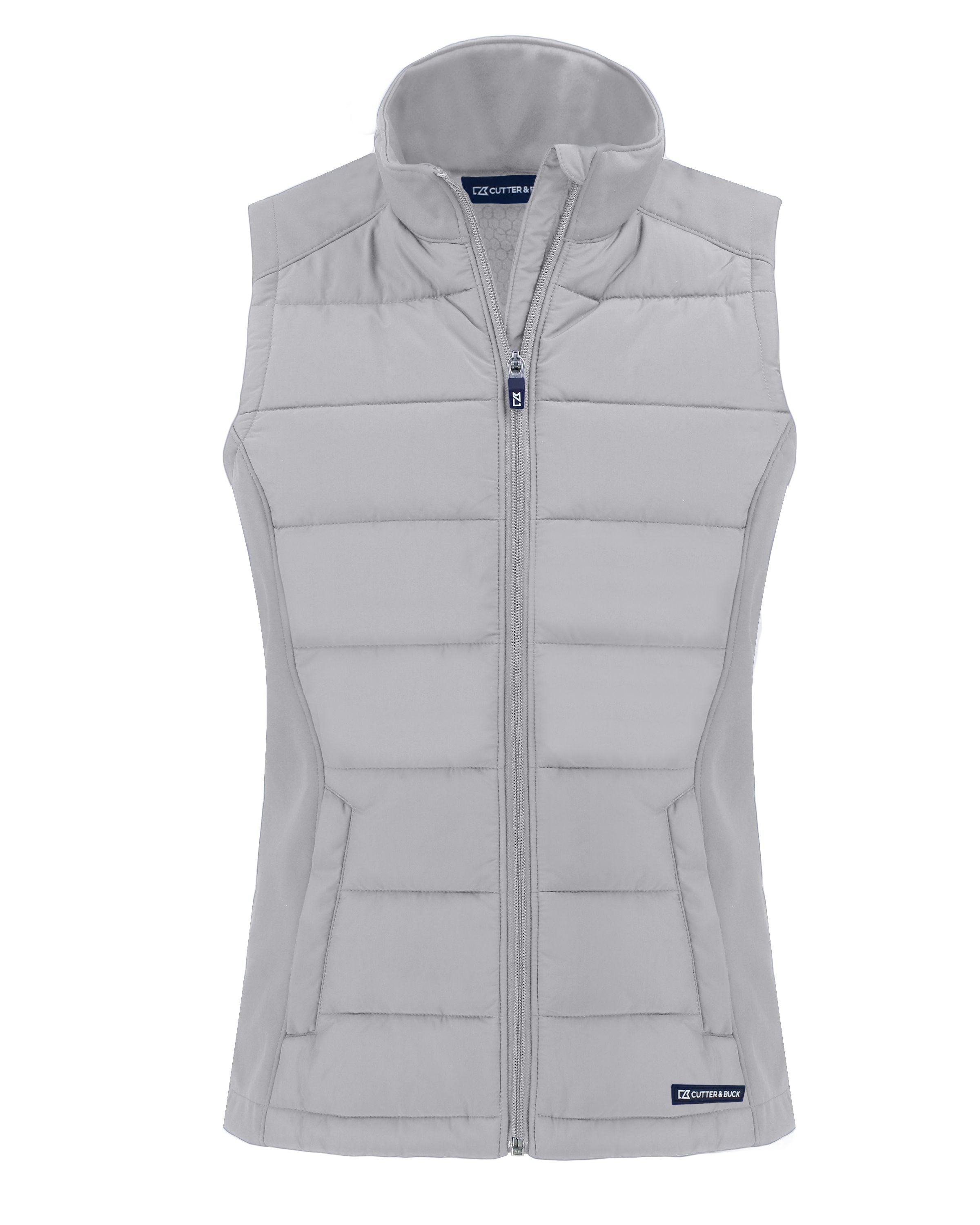 Cutter & Buck Evoke Hybrid Eco Softshell Recycled Ladies Full Zip Vest