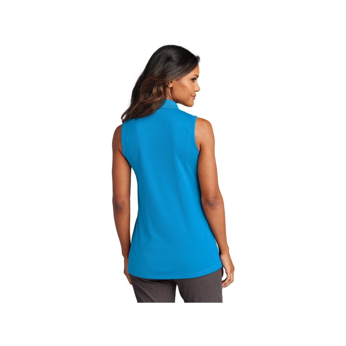 no-logo Port Authority Ladies Dry Zone UV Micro-Mesh Sleeveless Polo-Port Authority-Thread Logic