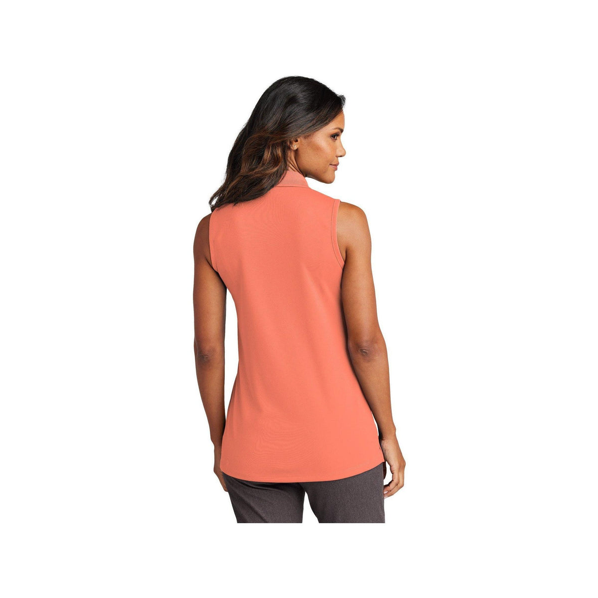 no-logo Port Authority Ladies Dry Zone UV Micro-Mesh Sleeveless Polo-Port Authority-Thread Logic