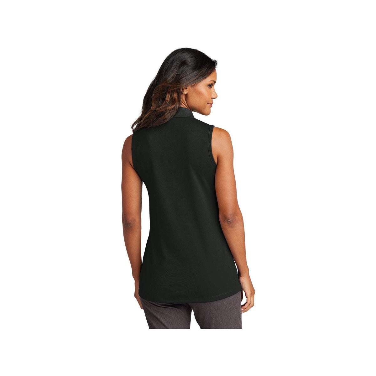 no-logo Port Authority Ladies Dry Zone UV Micro-Mesh Sleeveless Polo-Port Authority-Thread Logic