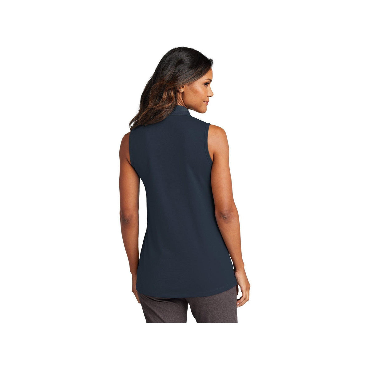 no-logo Port Authority Ladies Dry Zone UV Micro-Mesh Sleeveless Polo-Port Authority-Thread Logic