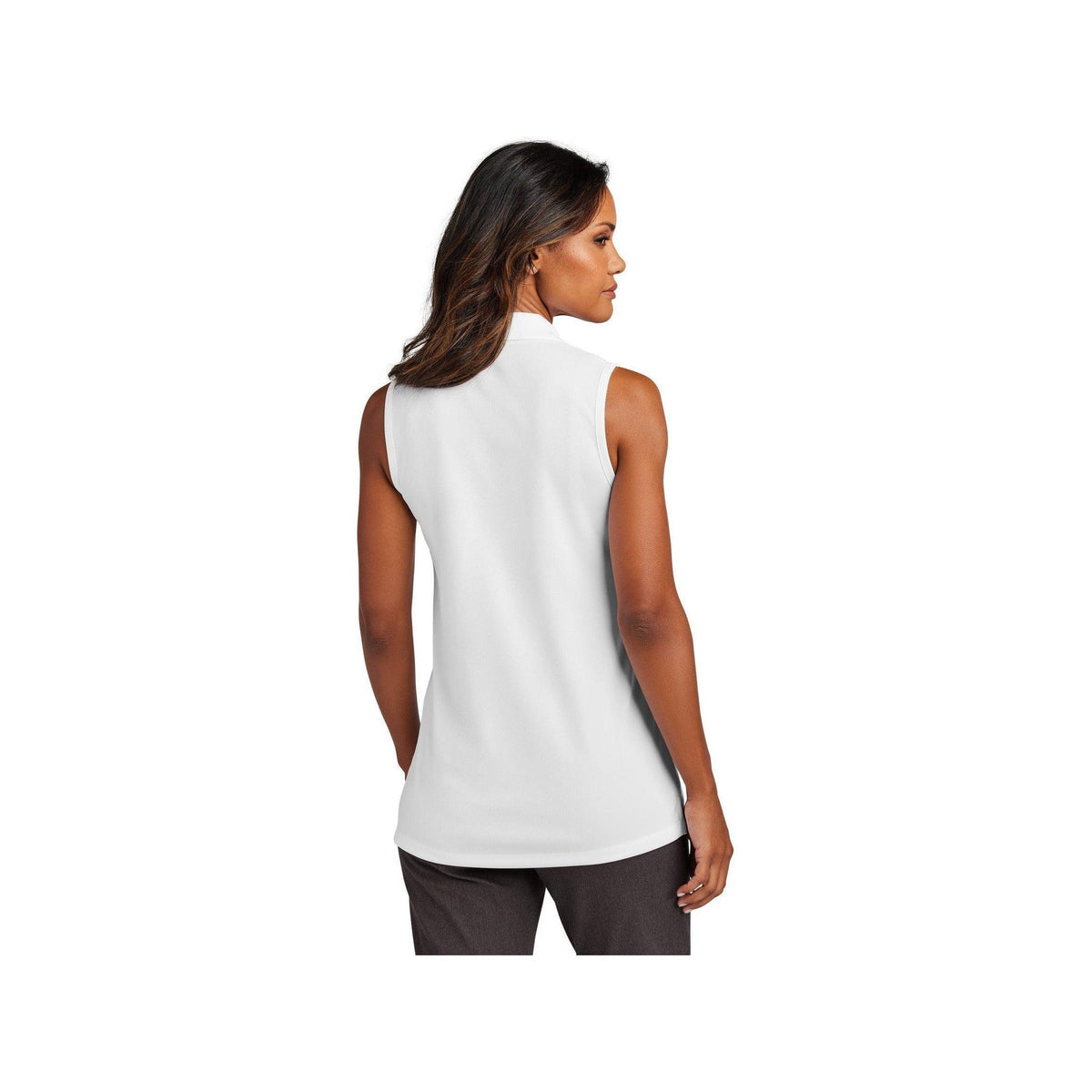 no-logo Port Authority Ladies Dry Zone UV Micro-Mesh Sleeveless Polo-Port Authority-Thread Logic