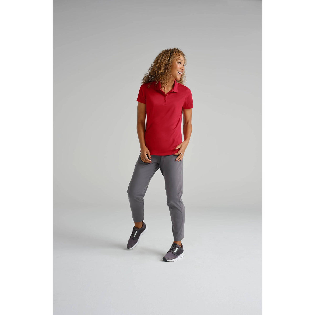 no-logo Port Authority Women's Dry Zone UV Micro-Mesh Polo-Regular-Port Authority-Thread Logic