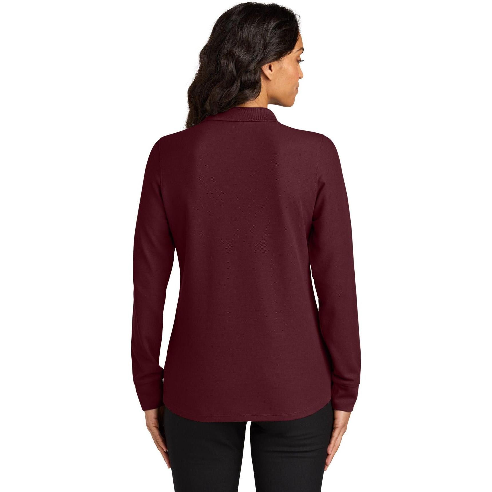 Port Authority Ladies Wearever Signature Pique Long Sleeve Polo