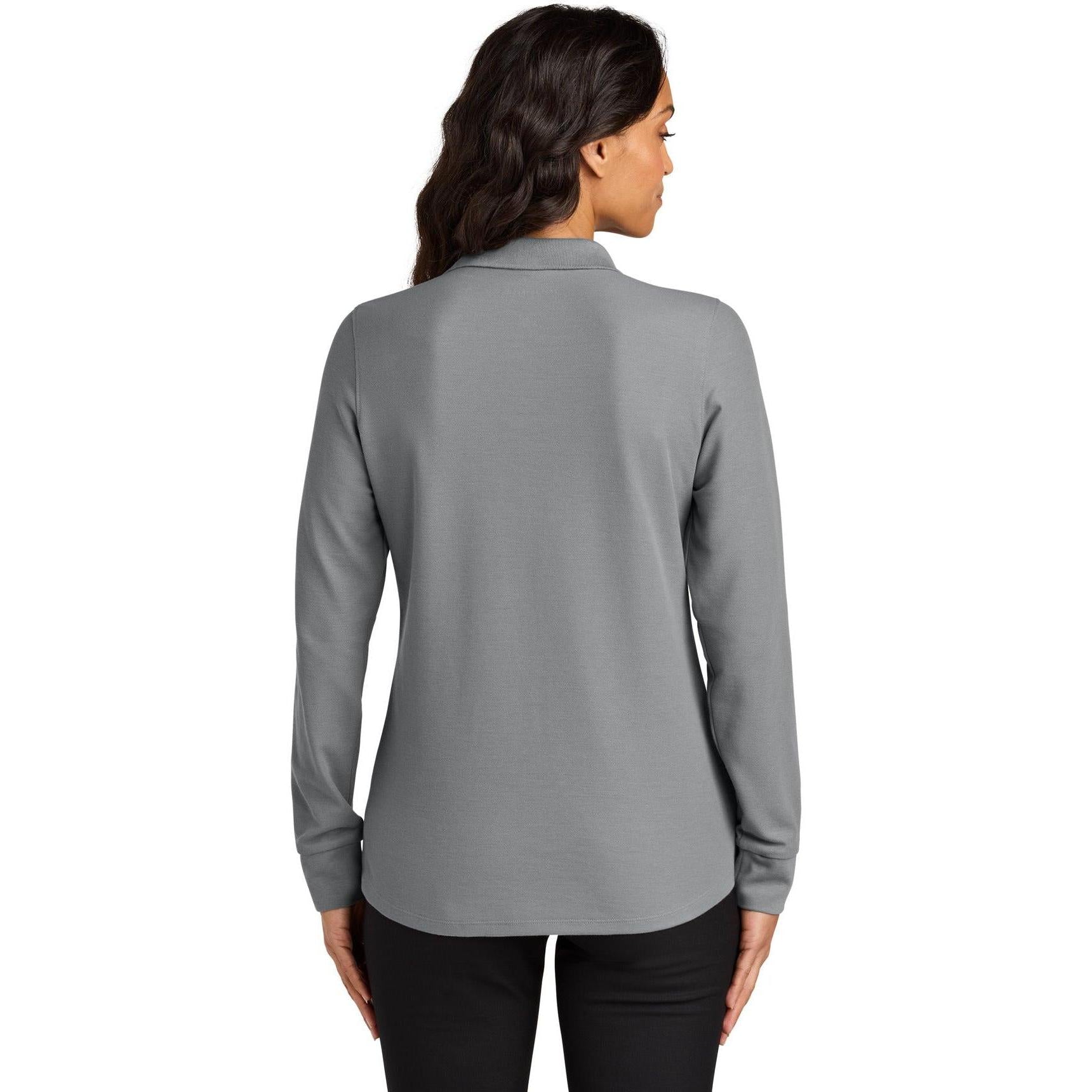 Port Authority Ladies Wearever Signature Pique Long Sleeve Polo