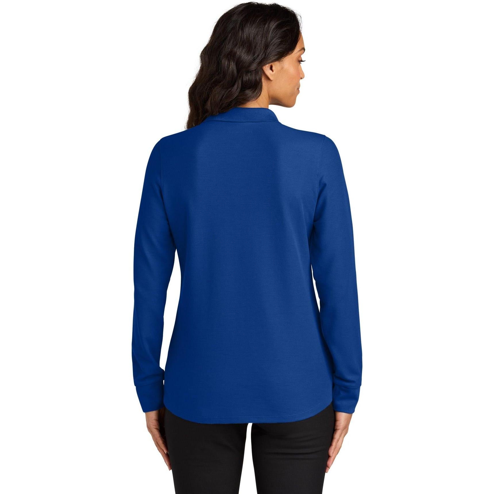 Port Authority Ladies Wearever Signature Pique Long Sleeve Polo