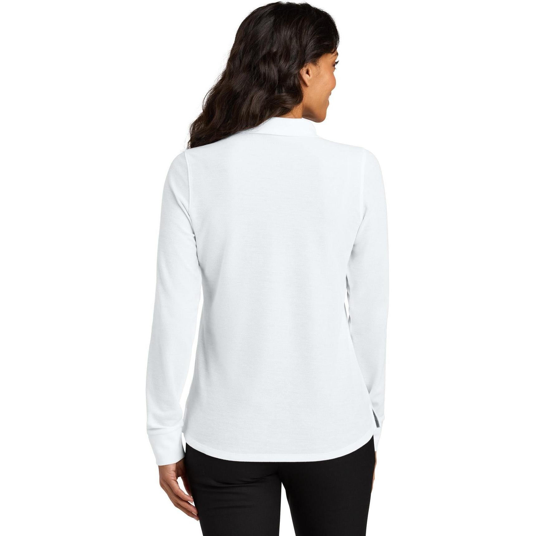 Port Authority Ladies Wearever Signature Pique Long Sleeve Polo